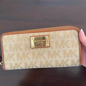 MK monogram wallet